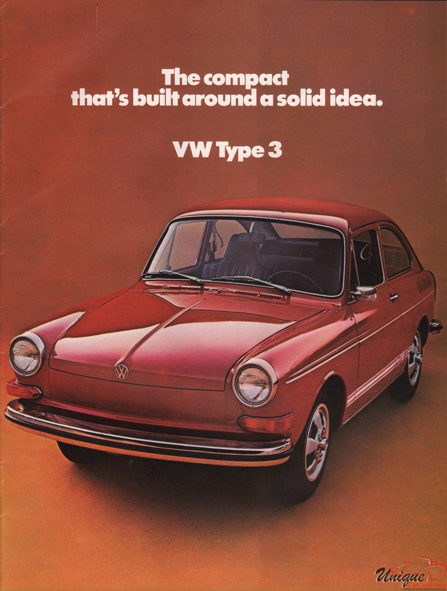 1972 Volkswagen Type 3 Brochure Page 3